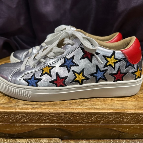 Skecher Street Rise Fit Metallic Stars Size 9.5 - Picture 3 of 16